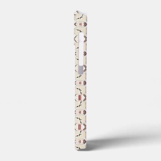 Abstraktes Taktmuster Case-Mate iPhone Hülle (Rückseite / Links)