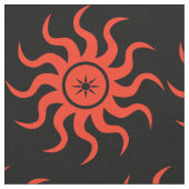 Abstraktes Tanzmaterial aus Red Sun Stoff (Nahaufnahme)