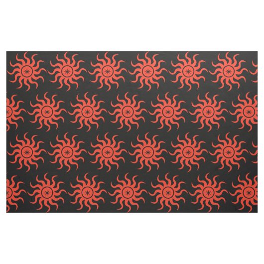 Abstraktes Tanzmaterial aus Red Sun Stoff (Fat Quarter (45,7 x 55,9 cm))