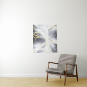 Abstraktes Tapestry mit glühender Energiestruktur Wandteppich (Beispiel)