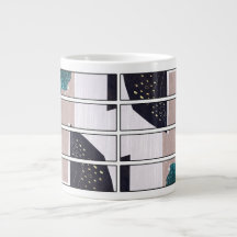Abstraktes Tassendesign