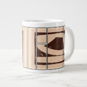 Abstraktes Tassendesign Jumbo-Tasse (Vorderseite Rechts)