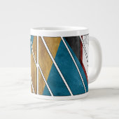 abstraktes Tassendesign Jumbo-Tasse (Vorderseite Rechts)