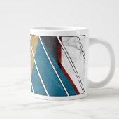 abstraktes Tassendesign Jumbo-Tasse (Rechts)