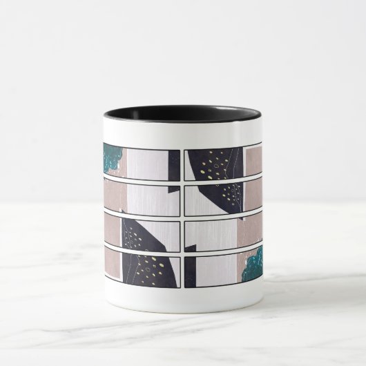 Abstraktes Tassendesign Tasse (Zentrum)