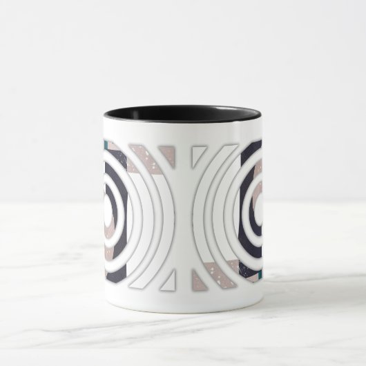 Abstraktes Tassendesign Tasse (Zentrum)