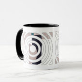 Abstraktes Tassendesign Tasse (Vorderseite Links)