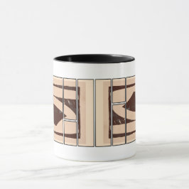 Abstraktes Tassendesign Tasse