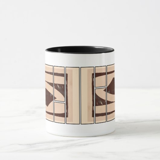 Abstraktes Tassendesign Tasse (Zentrum)