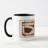 Abstraktes Tassendesign Tasse (Links)