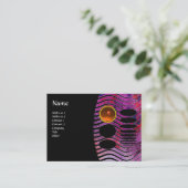 ABSTRAKTES TECHNO-MONOGRAMM-Aroma Visitenkarte (Stehend Vorderseite)