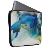 Abstraktes Terrain - Blau Laptopschutzhülle (Vorne Rechts)