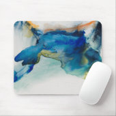 Abstraktes Terrain - Blau Mousepad (Mit Mouse)