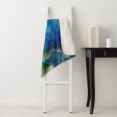 Abstraktes Terrain - Blau Sherpadecke (Beispiel)