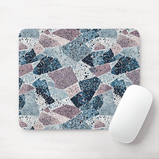 Abstraktes Terrazzo-Design Mousepad (Mit Mouse)