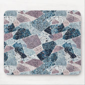 Abstraktes Terrazzo-Design Mousepad (Vorne)