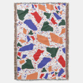 Abstraktes Terrazzo Handgezeichnetes farbiges Must Decke (Vorderseite Vertikal)