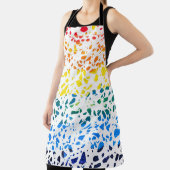 Abstraktes Terrazzo-Mosaik-Rainbow-Muster Schürze (InSitu)