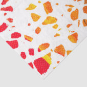 Abstraktes Terrazzo-Mosaik-Rainbow-Muster Seidenpapier (Ausschnitt)