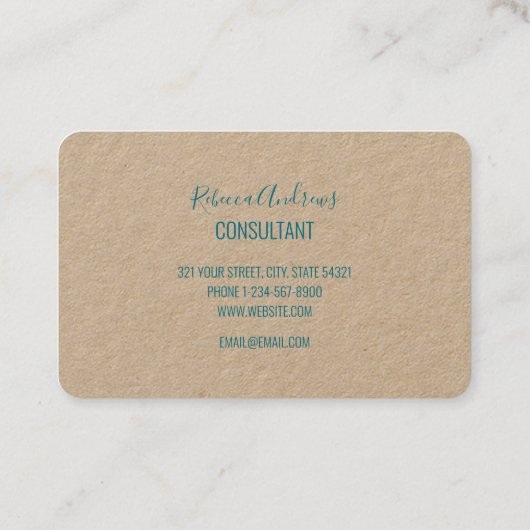 Abstraktes Terrazzo-Mosaik-Rainbow-Muster Visitenkarte (Rückseite)