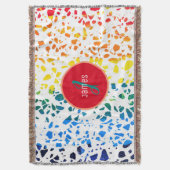 Abstraktes Terrazzo-Muster Decke (Vorderseite Vertikal)