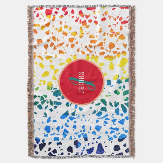 Abstraktes Terrazzo-Muster Decke (Vorderseite Vertikal)