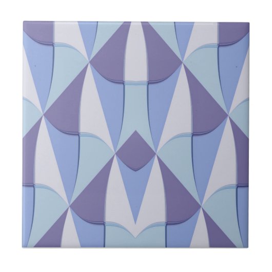 abstraktes Tessellationsdesign,  Fliese (Vorderseite)