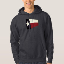 abstraktes Texas-Flagge Herren-Hoodie