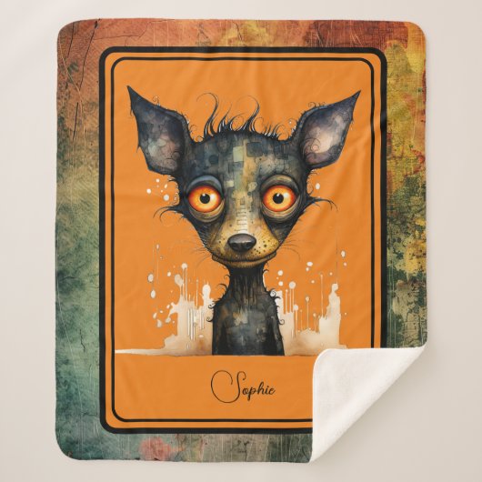 Abstraktes Tier Sherpadecke (Vorderseite)