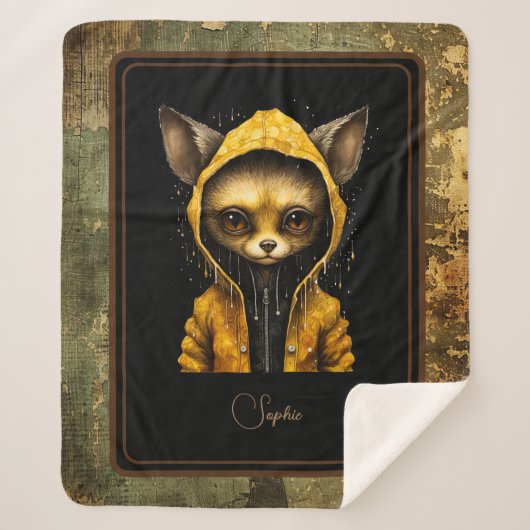 Abstraktes Tier Sherpadecke (Vorderseite)