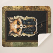 Abstraktes Tier Sherpadecke (Vorderseite (Horizontal))