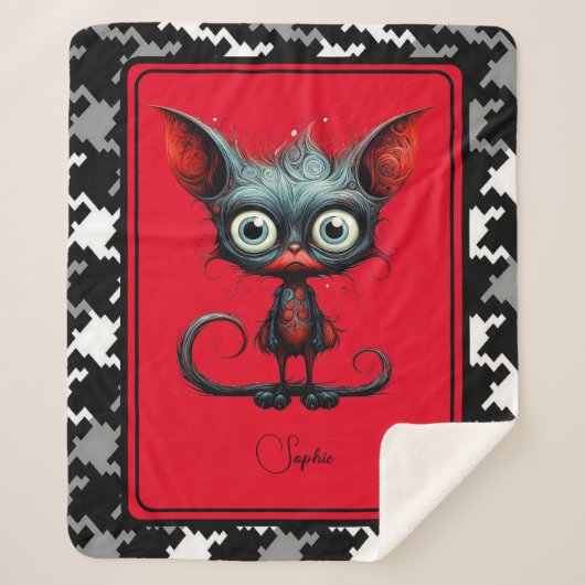 Abstraktes Tier Sherpadecke (Vorderseite)