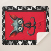 Abstraktes Tier Sherpadecke (Vorderseite (Horizontal))