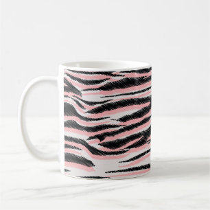 Abstraktes Tierhaut-Nahtlos-Druckmuster Kaffeetasse