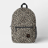 Abstraktes Tierleopardenmuster Bedruckter Rucksack (Vorderseite)