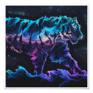 Abstraktes Tiger Concept Ink Art Collection Fotodruck
