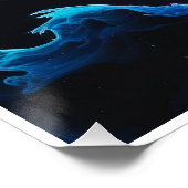 Abstraktes Tiger Concept Ink Art Collection Poster (Ecke)