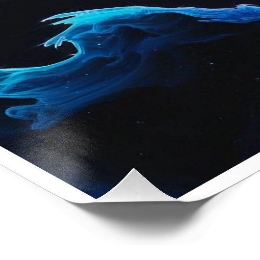 Abstraktes Tiger Concept Ink Art Collection Poster (Ecke)