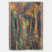 abstraktes Tigerauge Decke (Vorderseite Vertikal)