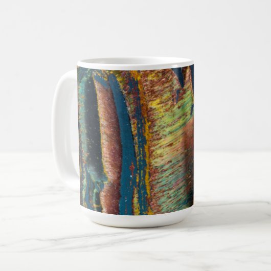 abstraktes Tigerauge Kaffeetasse (Vorderseite Links)