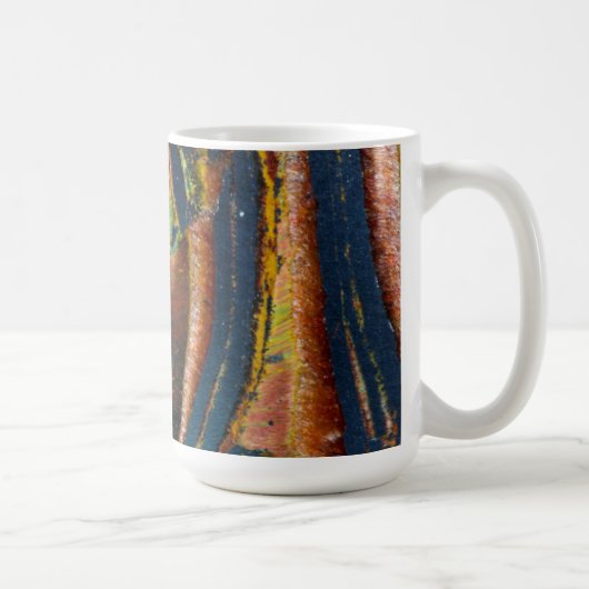 abstraktes Tigerauge Kaffeetasse (Rechts)