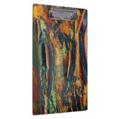 abstraktes Tigerauge Klemmbrett (Rechts)