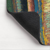 abstraktes Tigerauge Mousepad (Ecke)