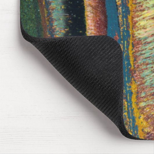 abstraktes Tigerauge Mousepad (Ecke)