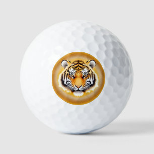 🐅 Abstraktes Tigermotiv für moderne Geschenke Golfball