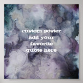 abstraktes Tintendesign - eigene Offerte hinzufüge Poster (Vorne)