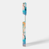 Abstraktes Tintenmuster iPhone Hülle (Rechte Seite)