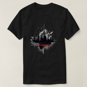 Abstraktes Tokio - Japanische Stadtbild T-Shirt