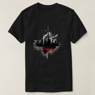 Abstraktes Tokio - Japanische Stadtbild T-Shirt
