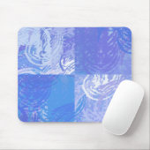 Abstraktes Tossed Türkis und Lila Mousepad (Mit Mouse)